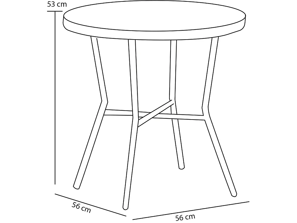 Set Tavolo e 2 Sedie da Giardino in Polyrattan Design Intrecciato da Esterno