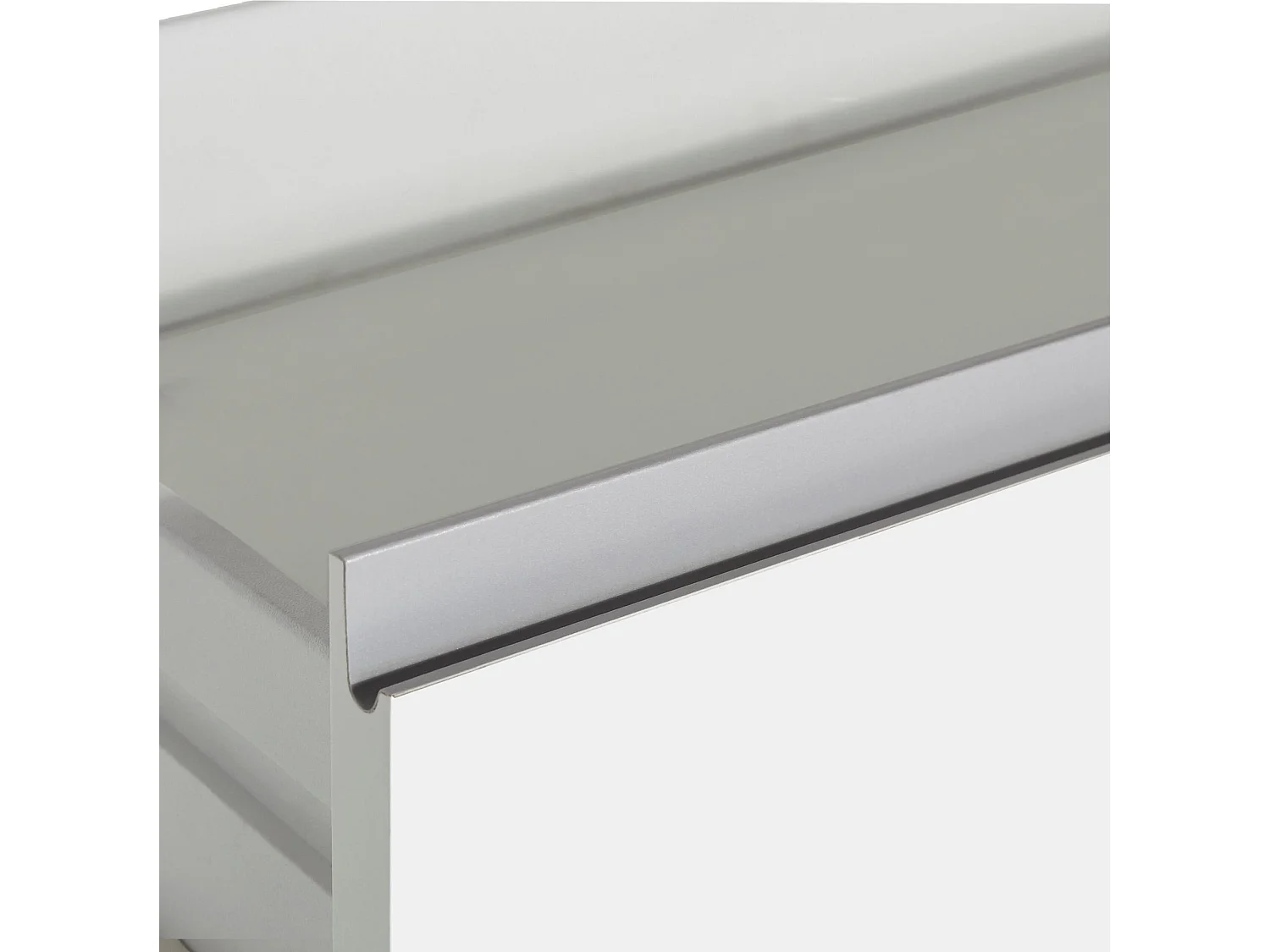 Mobile porta TV  Magic con 2 ante e 2 cassetti bianco lucido 240x40x55 cm