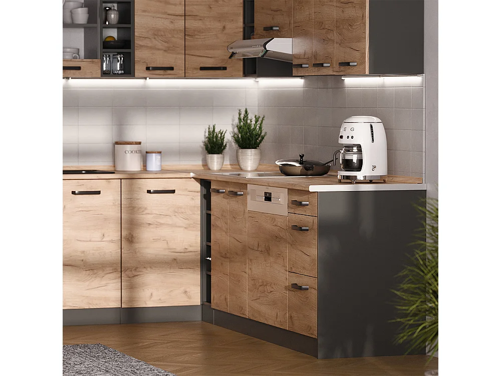 Panel boczny do zmywarki antracyt 57x1.6x81.2 r-line