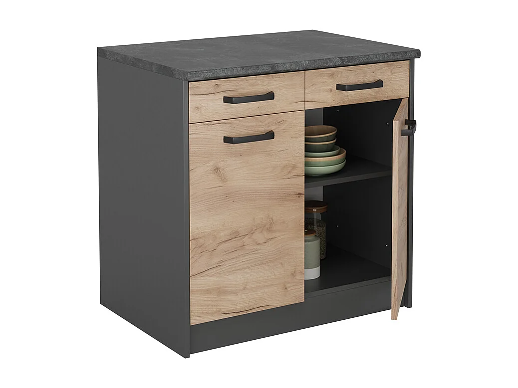 Panel boczny do zmywarki antracyt 57x1.6x81.2 r-line