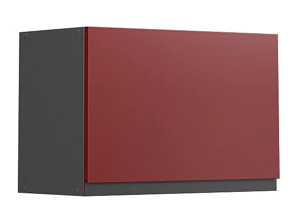 Façade de cuisine rouge 59.6x1.6x39 r-line