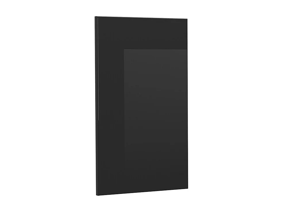 Façade de cuisine noir haute brillance 39.6x1.8x59 r-line