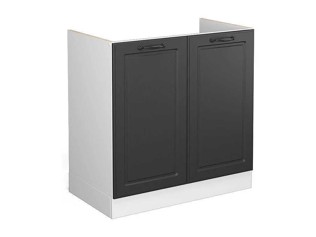 Façade de cuisine anthracite campagne 79.2x1.6x71.3 r-line