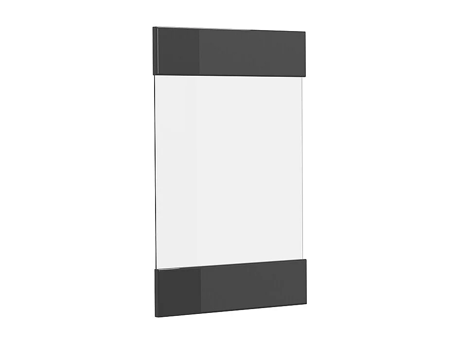 Façade de cuisine anthracite haute brillance 39.6x1.6x59 r-line