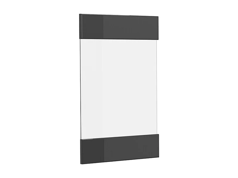 Façade de cuisine anthracite haute brillance 39.6x1.6x59 r-line