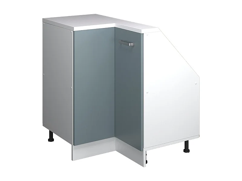 Meuble de cuisine dangle pour combles bleu-gris 75.6x75.6x81.6 r-line