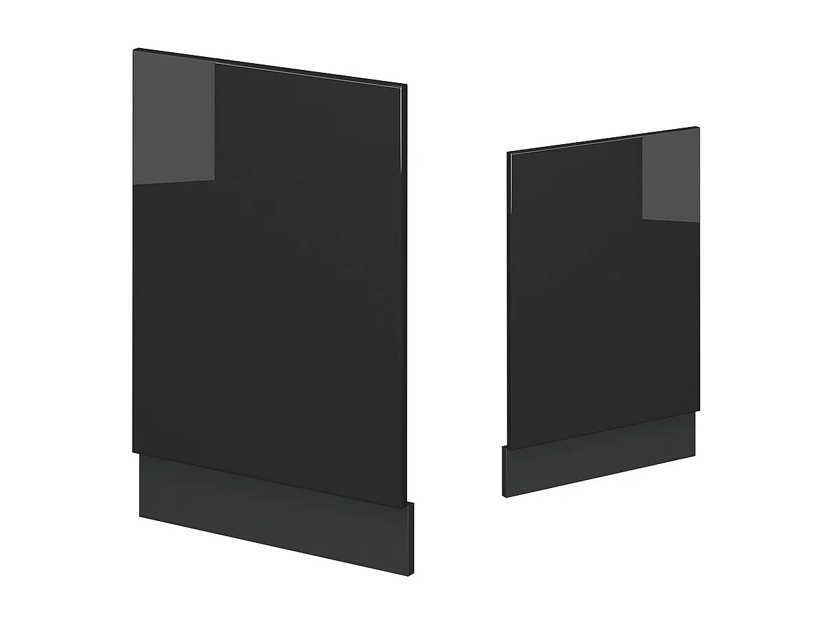 Façade anthracite haute brillance 45x1.6x67.4 fame-line