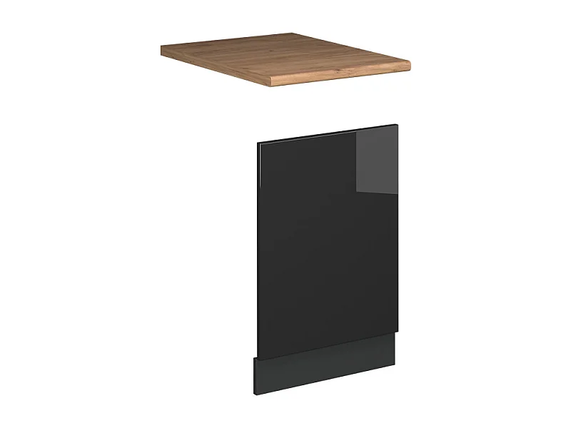 Façade anthracite haute brillance 45x1.6x67.4 fame-line