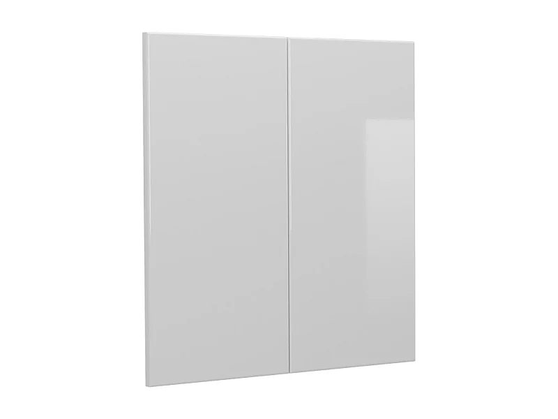 Façade de cuisine blanc haute brillance 59.2x1.6x59 r-line