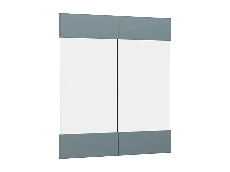 Küchenfront blau-grau 59.2x1.6x59 r-line