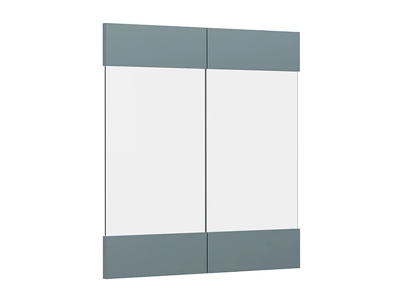 Küchenfront blau-grau 59.2x1.6x59 r-line