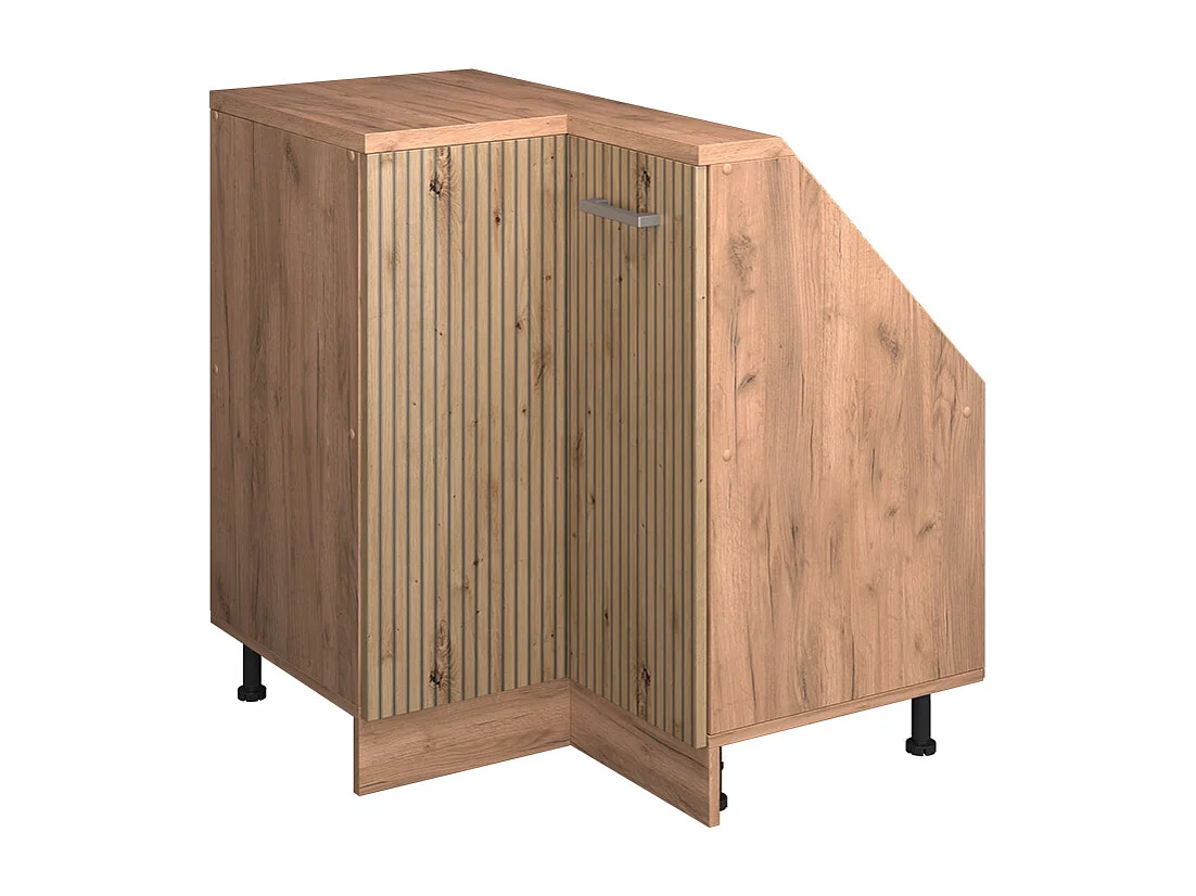 Meuble de cuisine dangle pour combles chêne artisan 75.6x75.6x81.6 r-line