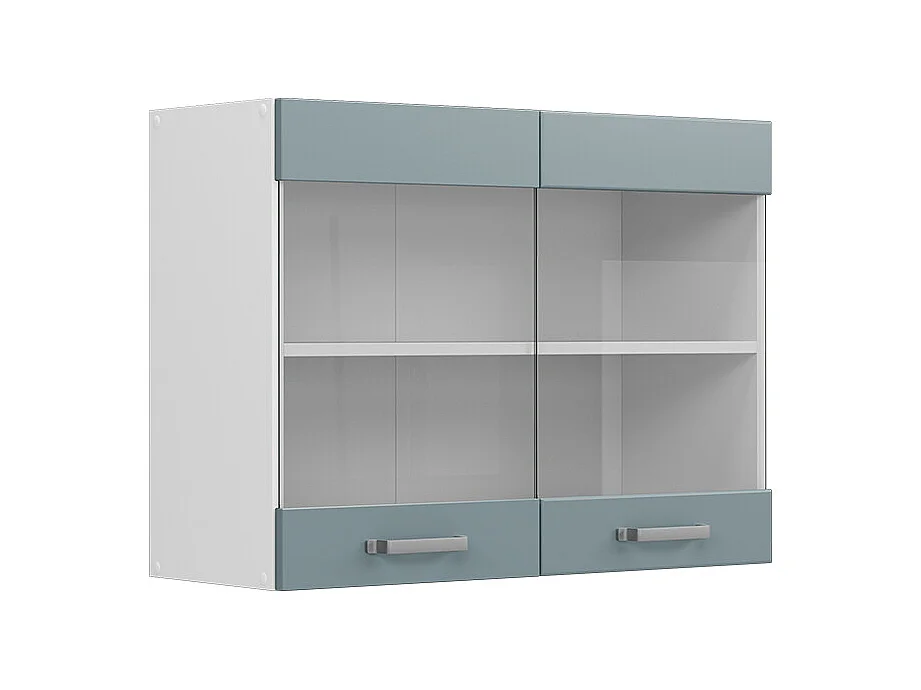 Küchenfront blau-grau 79.2x1.6x59 r-line