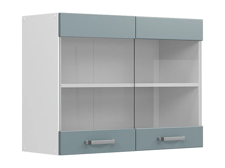 Küchenfront blau-grau 79.2x1.6x59 r-line