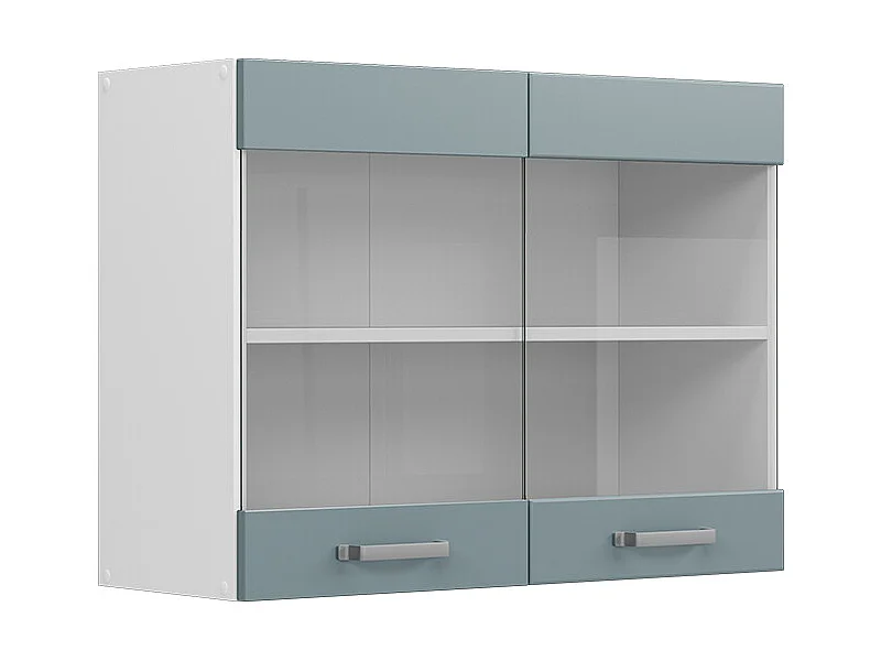 Küchenfront blau-grau 79.2x1.6x59 r-line