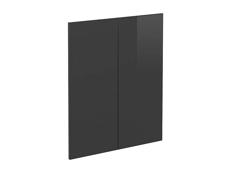 Façade de cuisine anthracite haute brillance 59.2x1.6x71.3 r-line