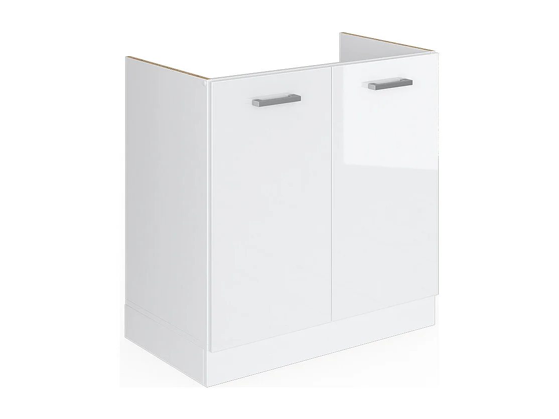 Façade de cuisine blanc haute brillance 79.2x1.6x71.3 r-line