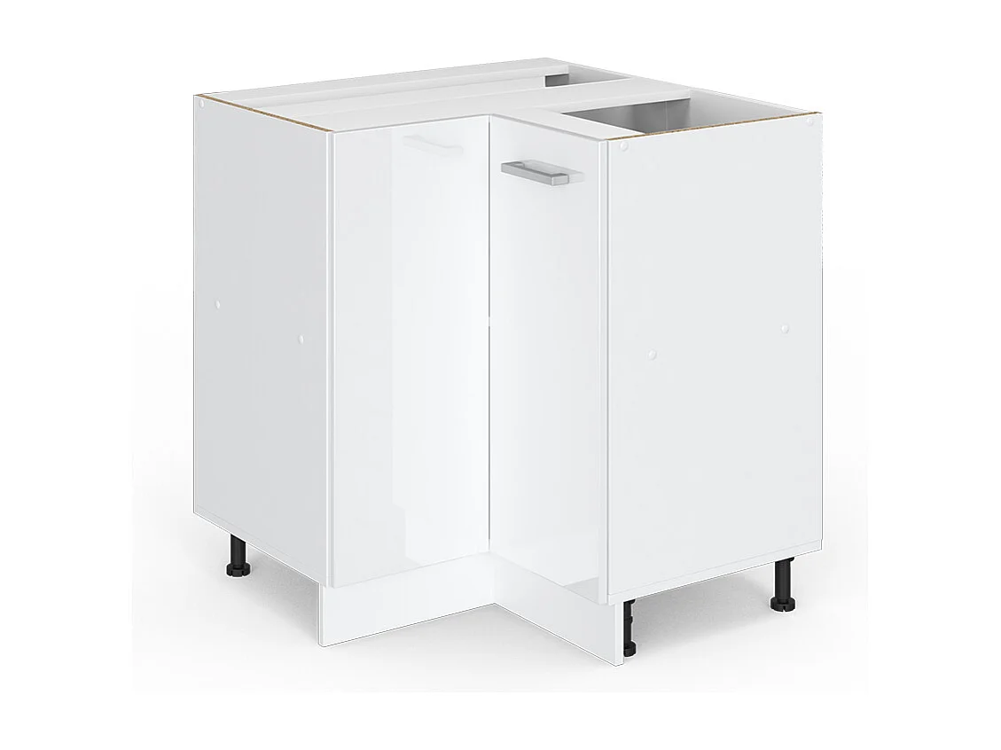 Façade de cuisine blanc haute brillance 59.2x1.6x71.3 r-line