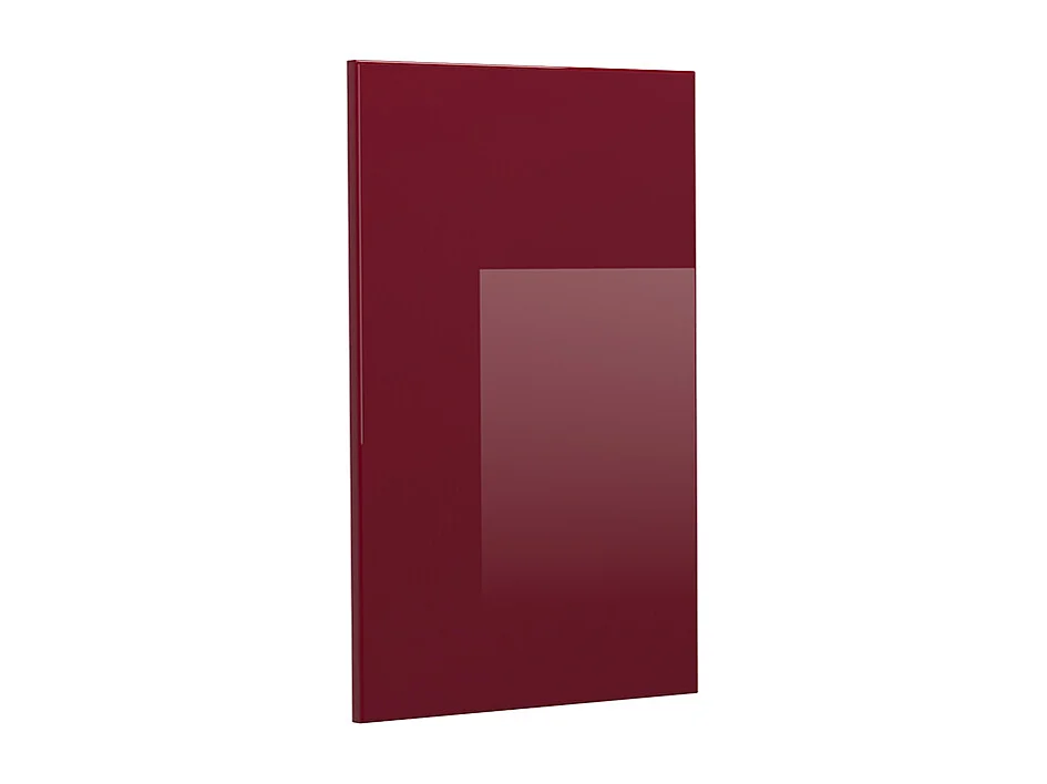 Façade de cuisine rouge brillant 39.6x1.6x59 r-line