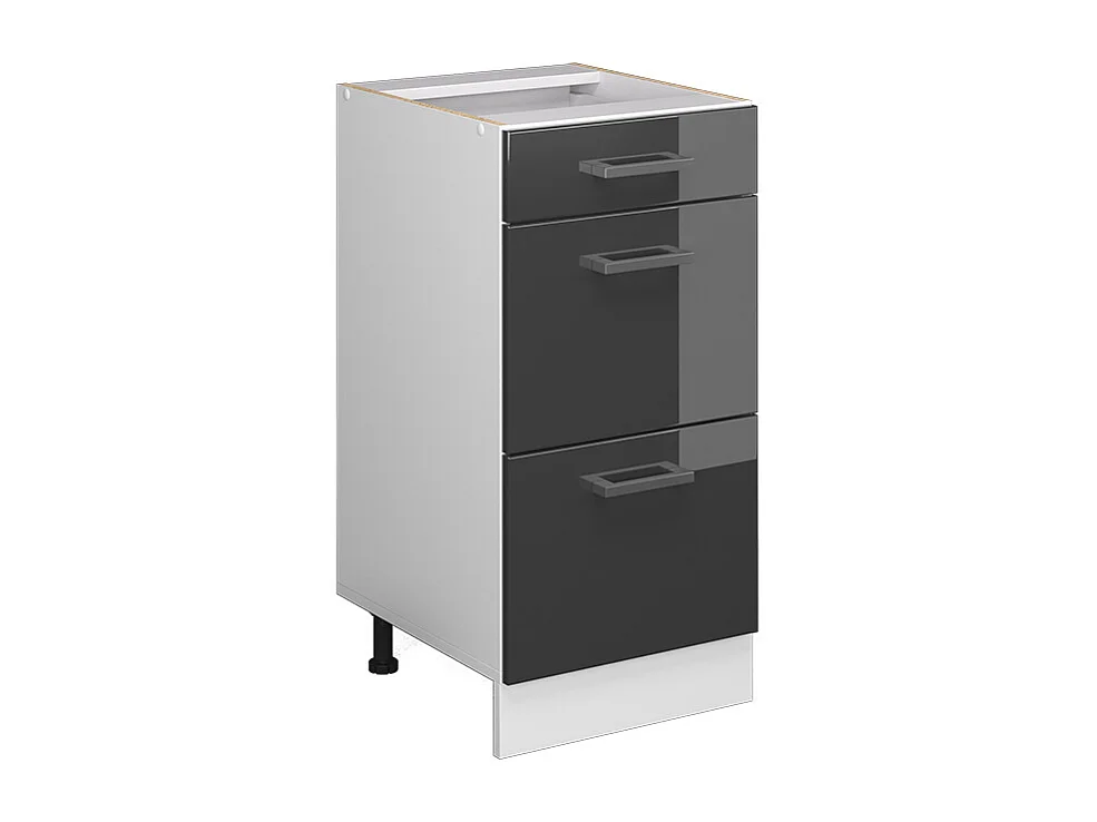 Façade de cuisine anthracite haute brillance 39.6x1.6x71.3 r-line