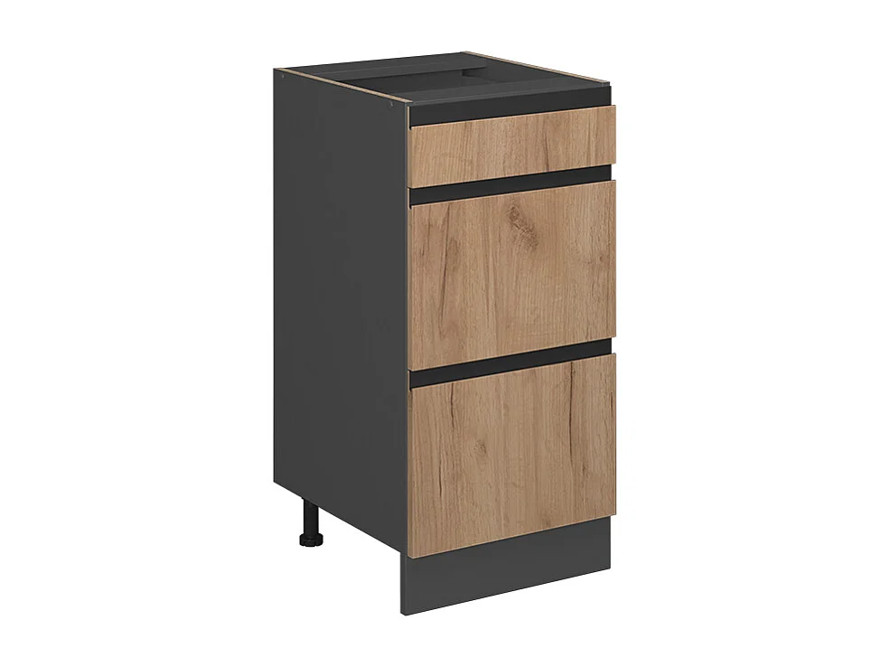 Façade de cuisine chêne de force doré 39.6x1.6x71.3 r-line