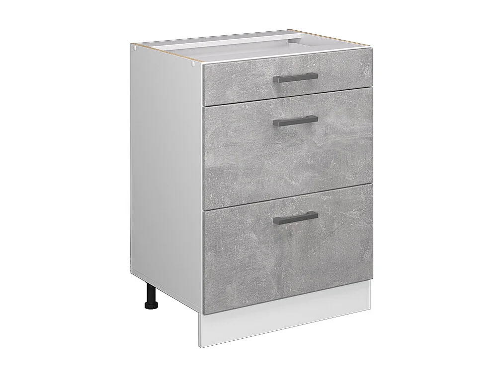 Façade de cuisine béton 59.6x1.6x71.3 r-line