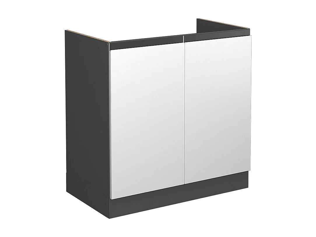 Façade de cuisine blanc 79.2x1.6x71.3 r-line