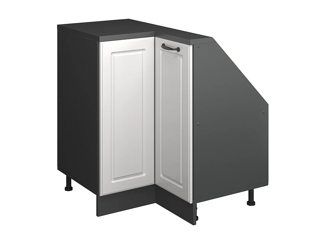 Meuble de cuisine dangle pour combles blanc campagne 75.6x75.6x81.6 r-line