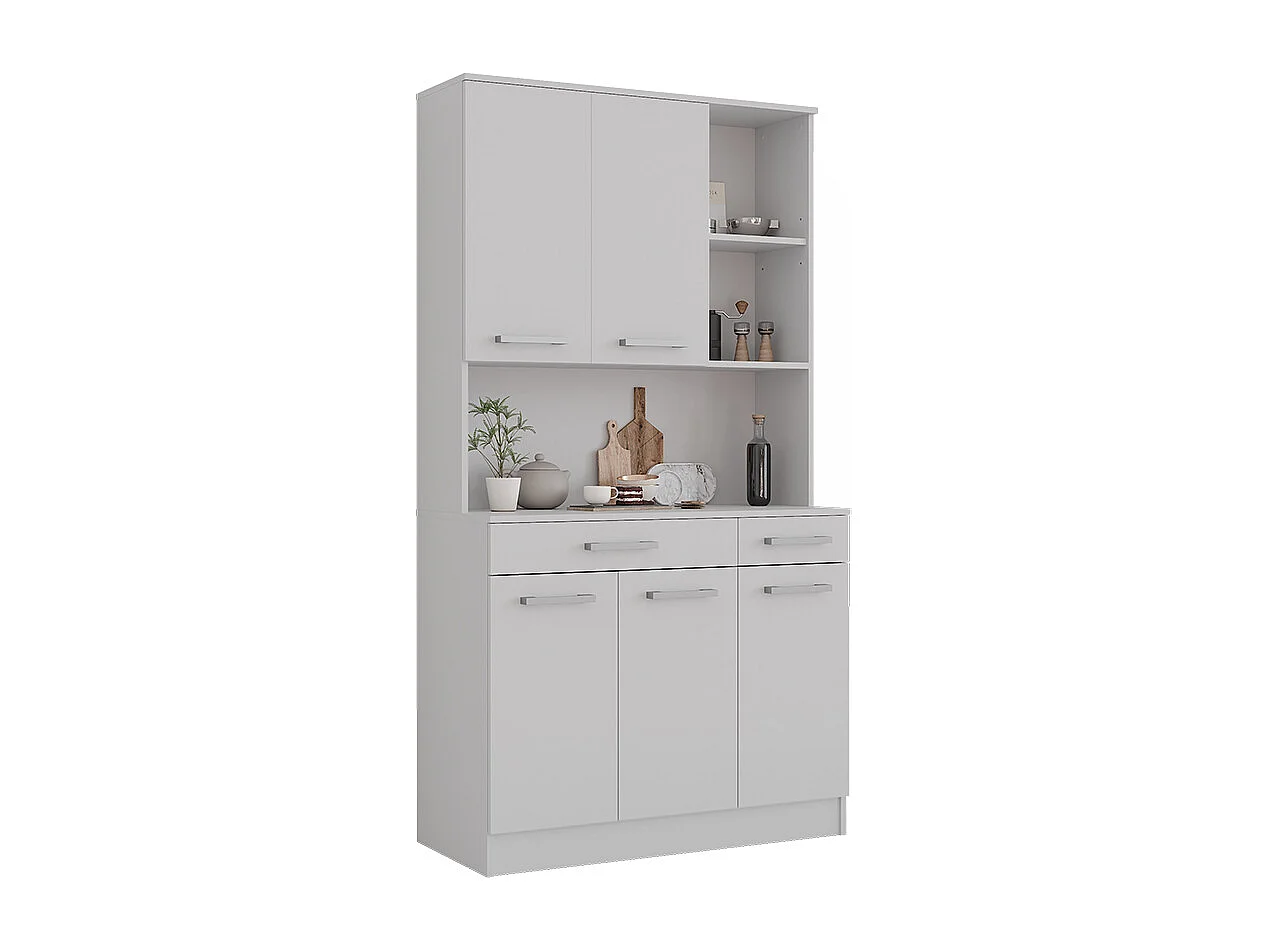 Bufet kuchenny biały 100.1x46x188.5 raul