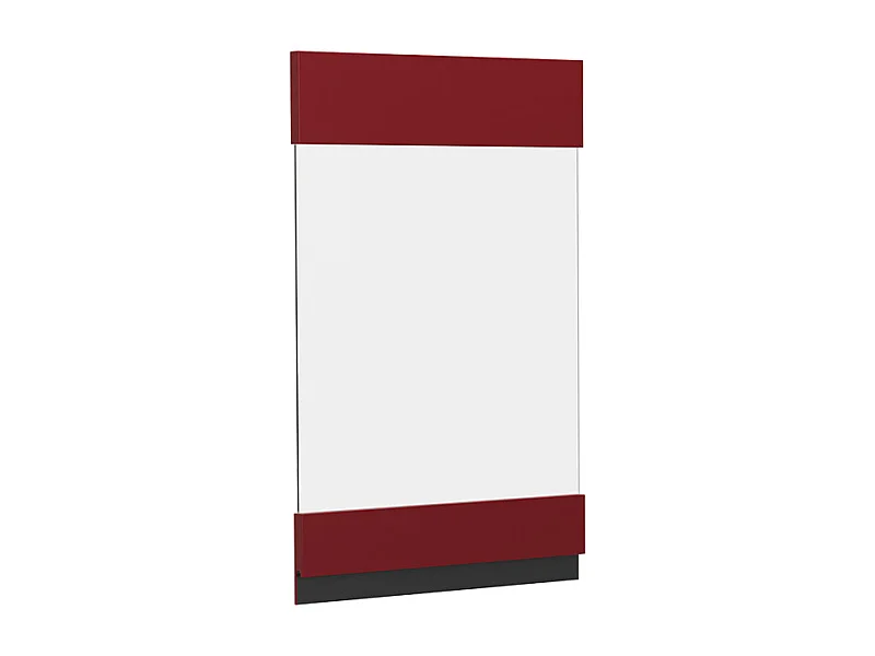 Façade de cuisine rouge 39.6x1.6x59 r-line