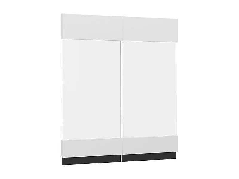 Façade de cuisine blanc 59.2x1.6x59 r-line