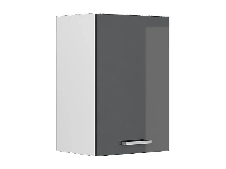 Façade de cuisine anthracite haute brillance 39.6x1.6x59 r-line