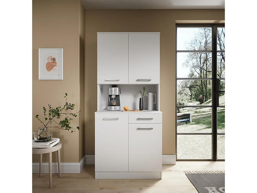 Bufet kuchenny biały 83.6x46x188.5 raul