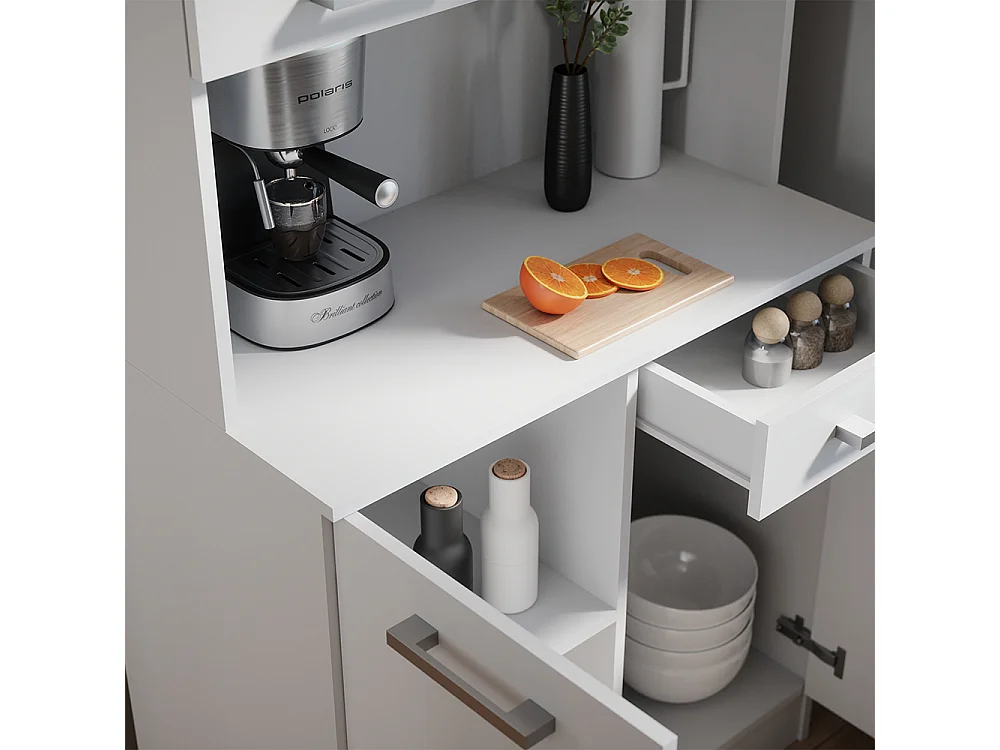 Bufet kuchenny biały 83.6x46x188.5 raul