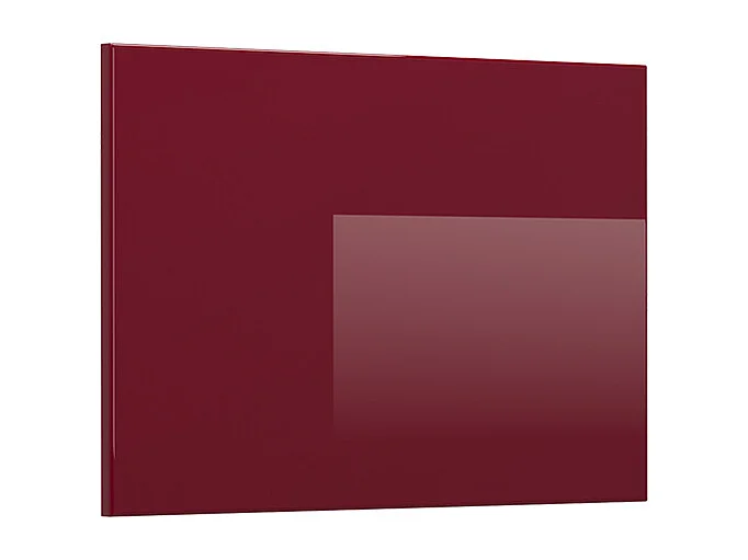 Façade de cuisine rouge brillant 59.6x1.6x39 r-line
