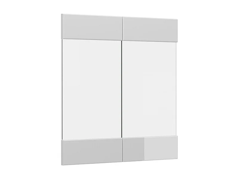 Façade de cuisine blanc haute brillance 59.2x1.6x59 r-line