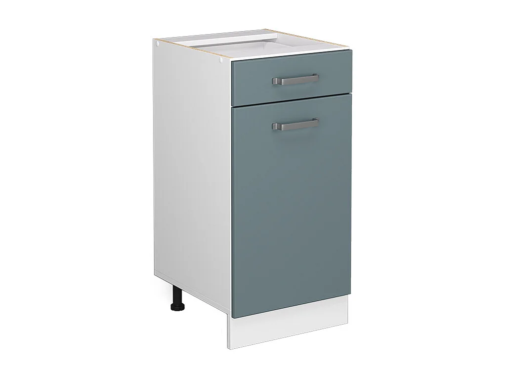 Façade de cuisine bleu-gris 39.6x1.6x71.6 r-line