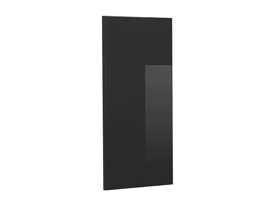 Façade de cuisine noir haute brillance 29.6x1.8x59 r-line