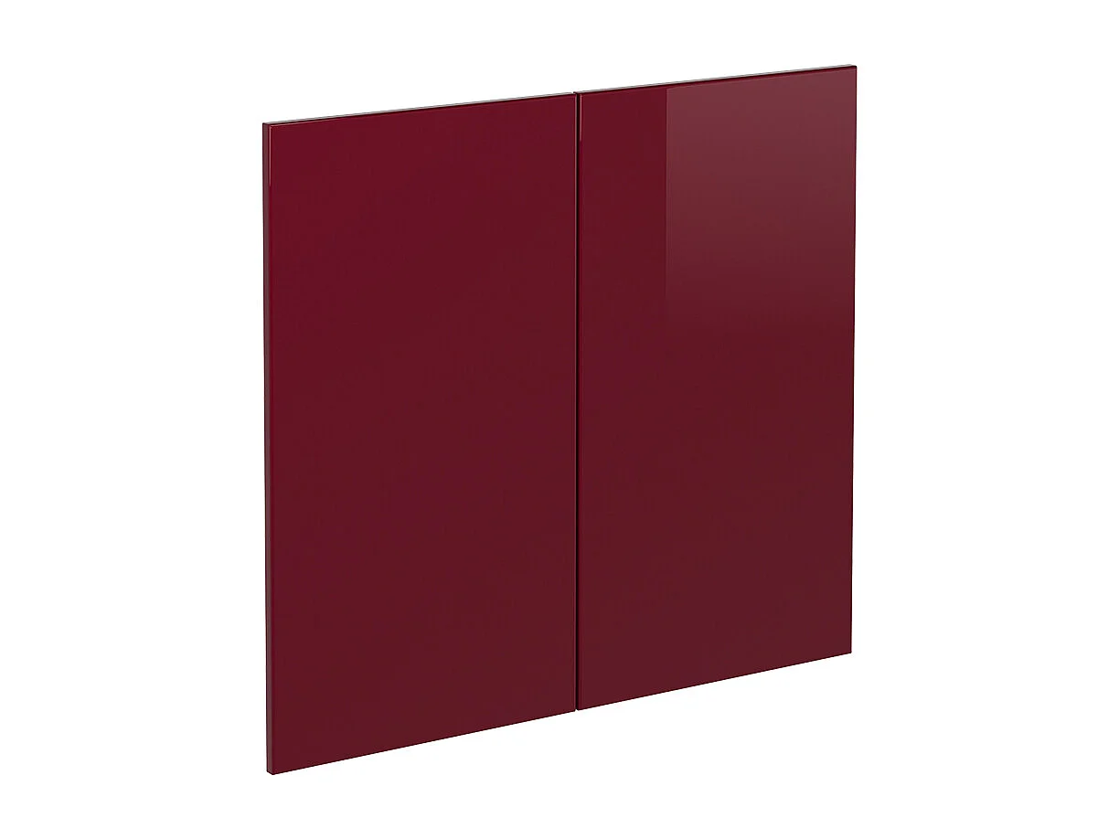 Façade de cuisine rouge brillant 79.2x1.6x71.3 r-line
