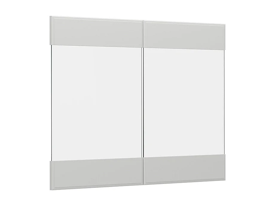 Façade de cuisine blanc campagne 79.2x1.6x59 r-line