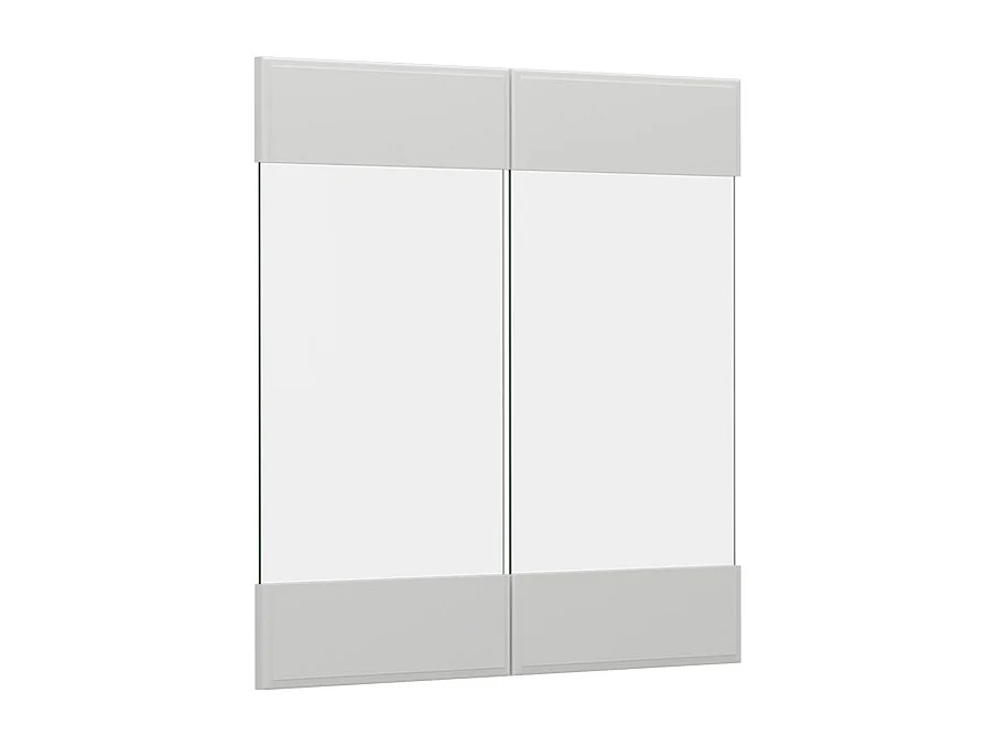 Façade de cuisine blanc campagne 59.2x1.6x59 r-line