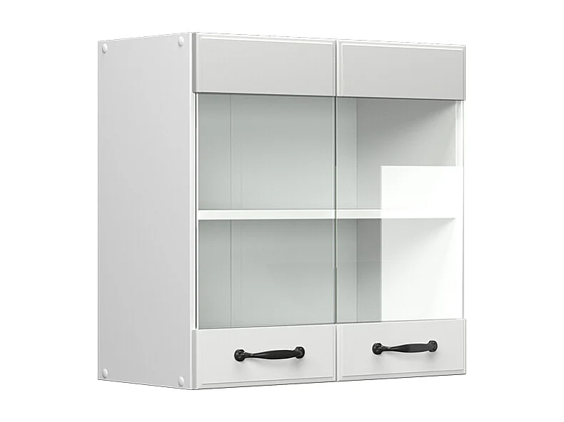 Façade de cuisine blanc campagne 59.2x1.6x59 r-line