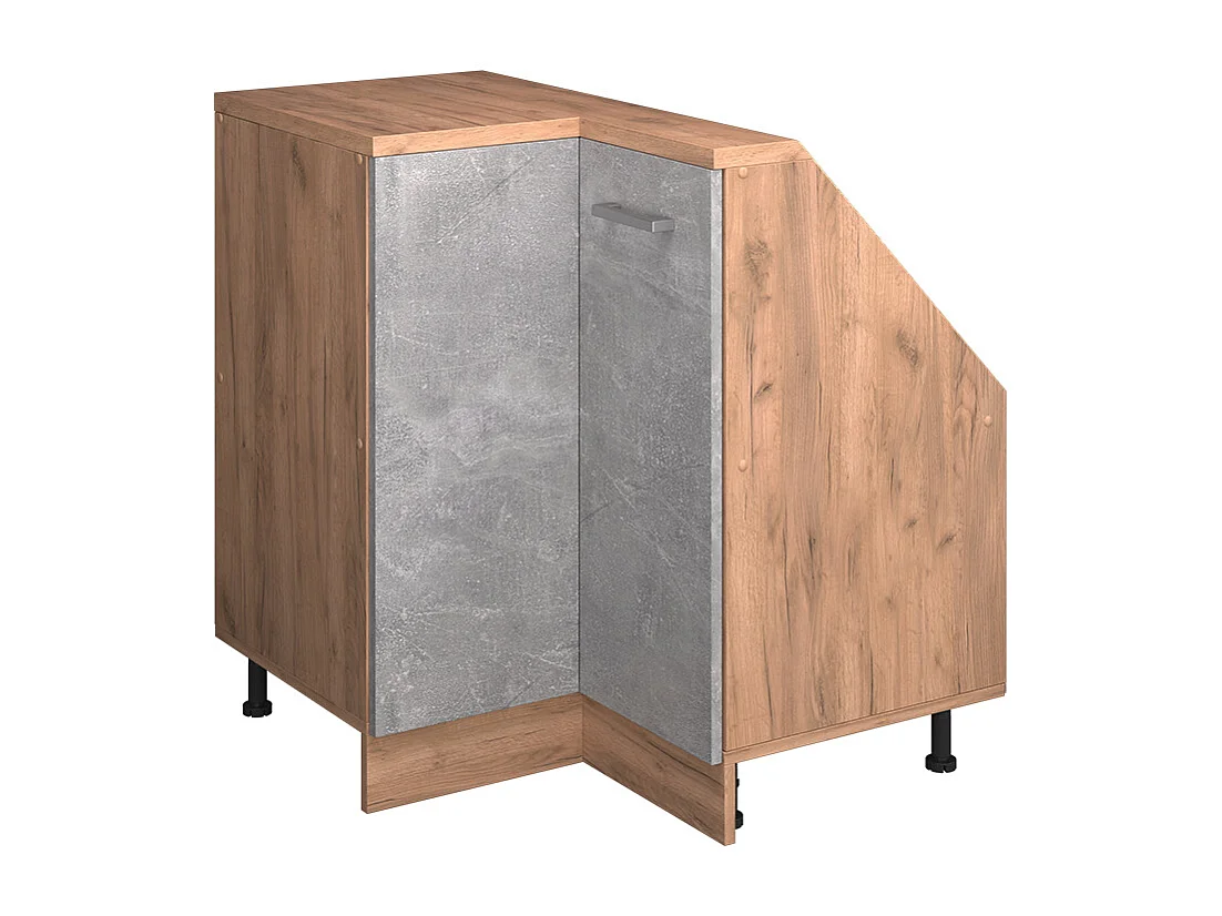 Meuble de cuisine dangle pour combles béton 75.6x75.6x81.6 r-line