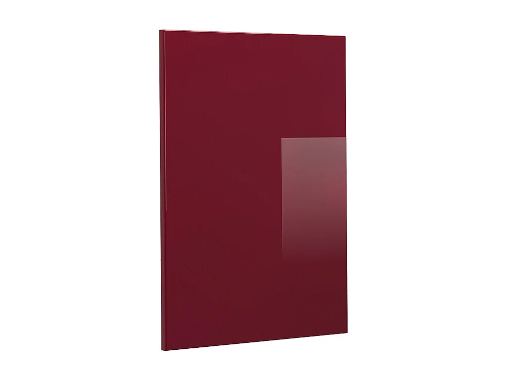 Façade de cuisine rouge brillant 44.6x1.6x59 r-line