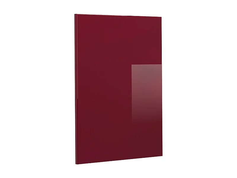Façade de cuisine rouge brillant 44.6x1.6x59 r-line