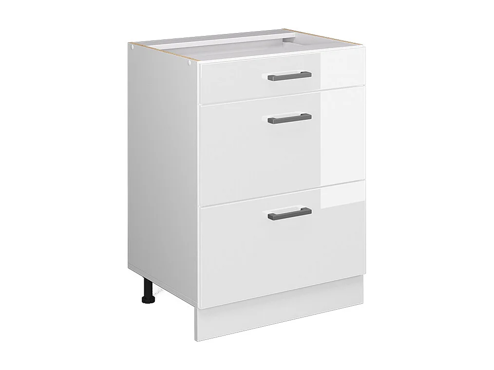 Façade de cuisine blanc haute brillance 59.6x1.6x71.3 r-line