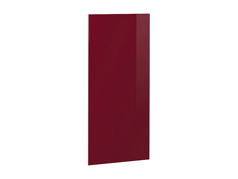 Façade de cuisine rouge brillant 59.6x1.6x132.7 r-line