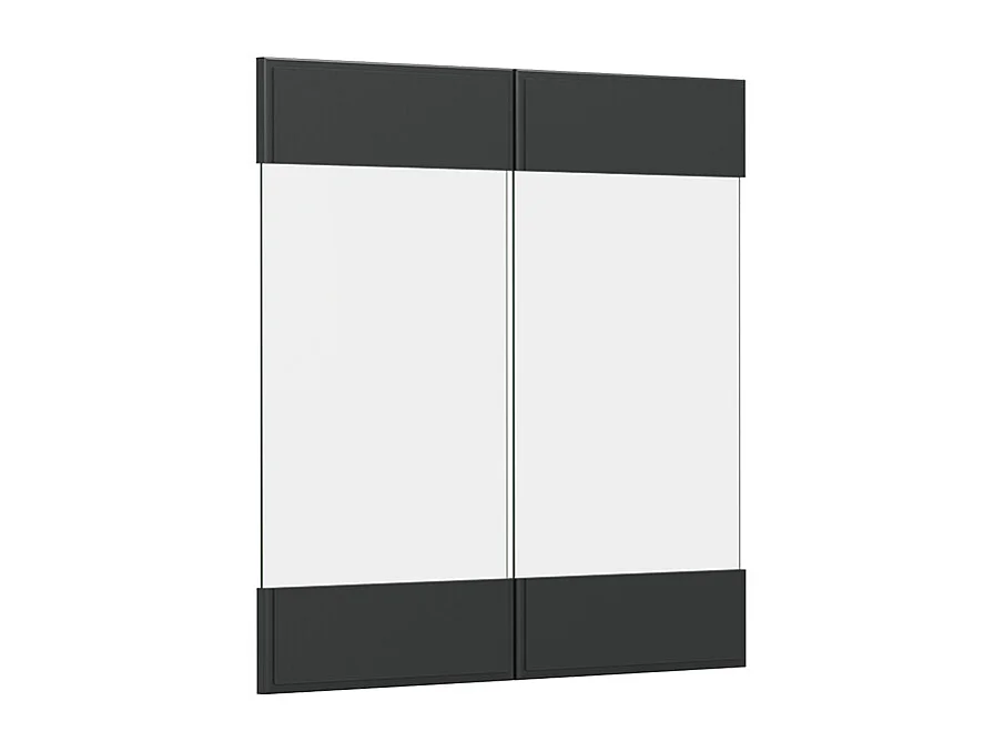 Façade de cuisine anthracite campagne 59.2x1.6x59 r-line