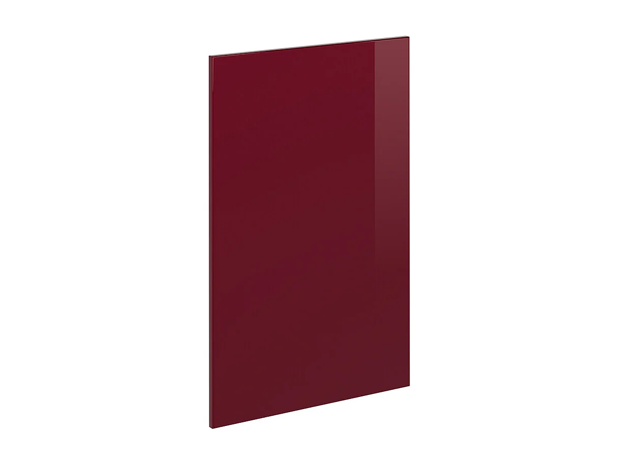 Façade de cuisine rouge bordeaux haute brillance 46x1.6x71.6 r-line