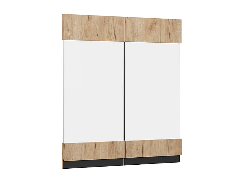 Façade de cuisine chêne de force doré 59.2x1.6x59 r-line